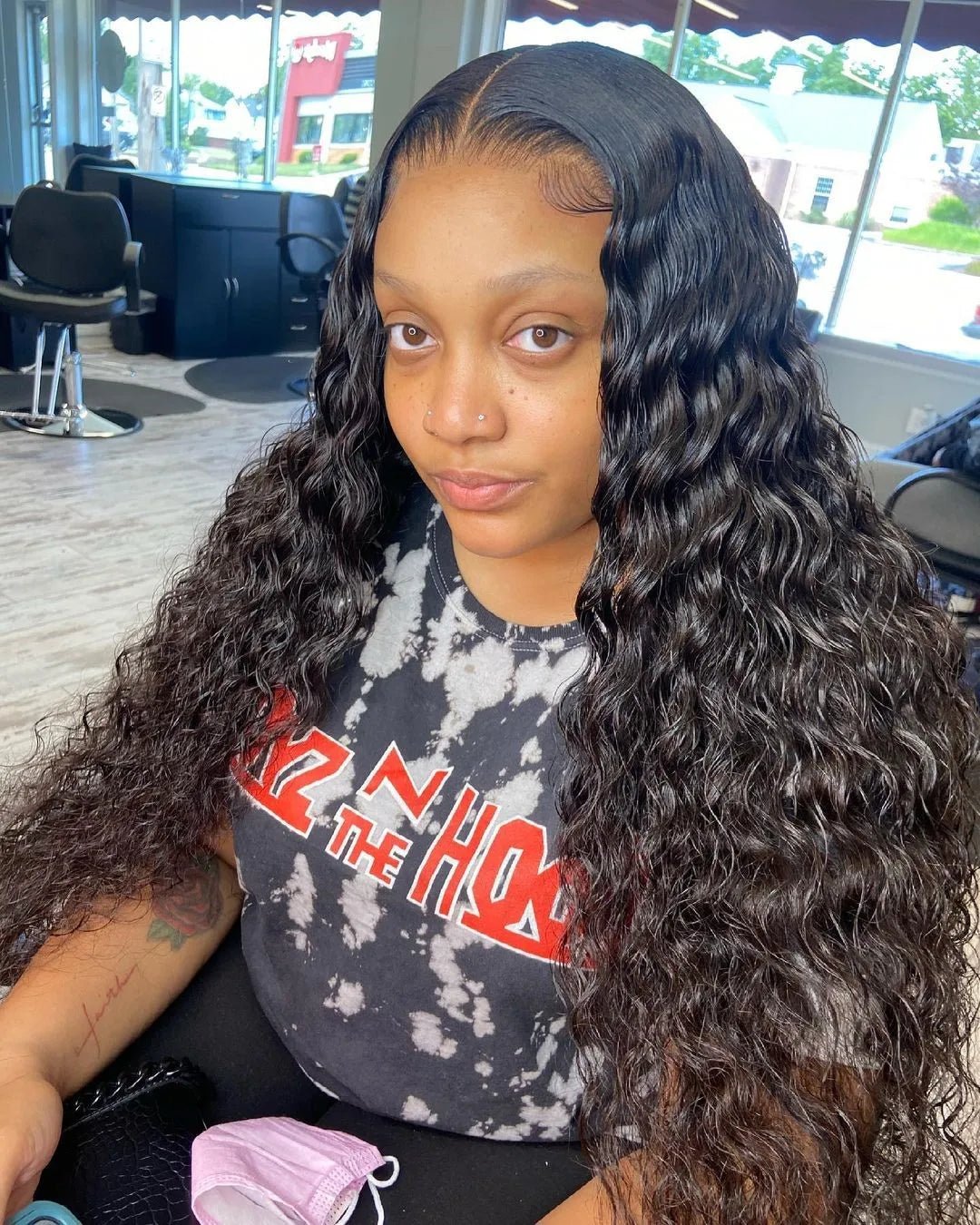 40 50 Inch Water Wave Curly Lace Front Wigs 13x4 13x6 HD Deep Wave Lace Frontal Wig 7x5 Glueless Human Hair Wigs For Women 300% - MAGUSTA BEAUTY