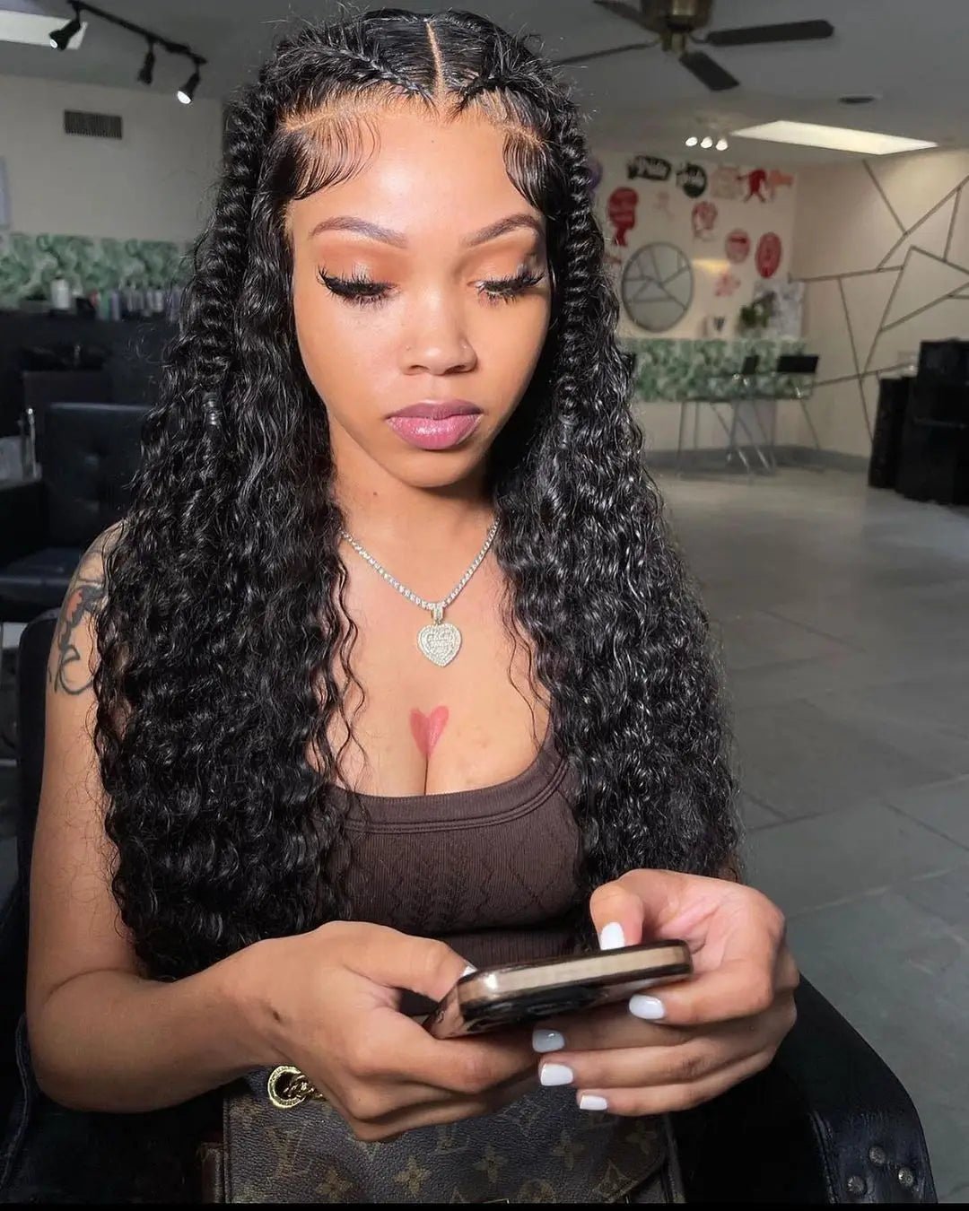 40 50 Inch Water Wave Curly Lace Front Wigs 13x4 13x6 HD Deep Wave Lace Frontal Wig 7x5 Glueless Human Hair Wigs For Women 300% - MAGUSTA BEAUTY