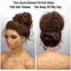 4C Edges Invisible Strap 360 Full HD Lace Wig Curly Glueless Human Hair Wig Chocolate Brown Lace Front Wig Deep Wave Frontal Wig - MAGUSTA BEAUTY