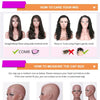 4C Edges Invisible Strap 360 Full HD Lace Wig Curly Glueless Human Hair Wig Chocolate Brown Lace Front Wig Deep Wave Frontal Wig - MAGUSTA BEAUTY