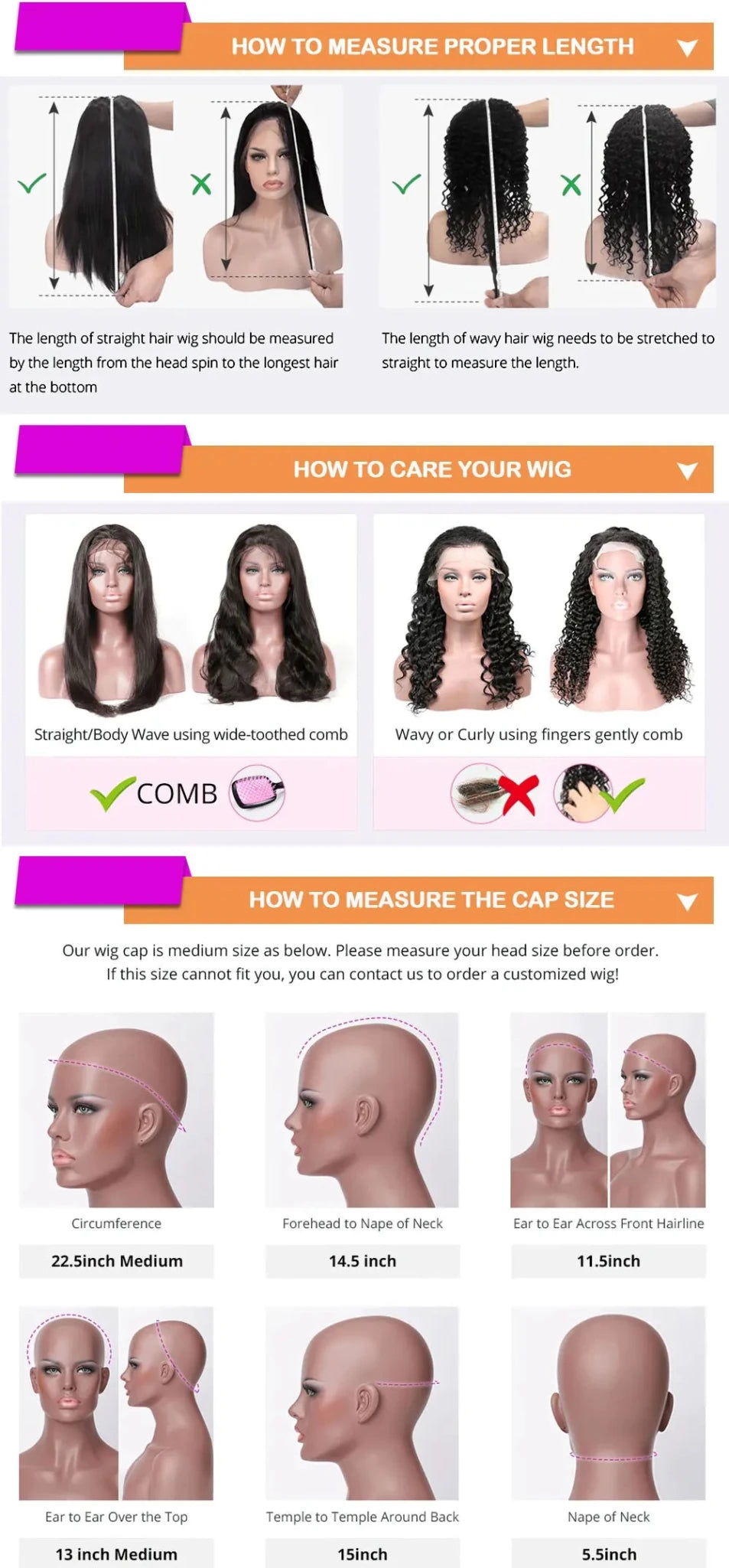 4C Edges Invisible Strap 360 Full HD Lace Wig Curly Glueless Human Hair Wig Chocolate Brown Lace Front Wig Deep Wave Frontal Wig - MAGUSTA BEAUTY
