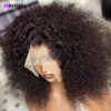500 Density 13×6/360 HD Lace Front Wig Afro Kinky Curly Glueless Lace Front Wig Human Hair Ready To Go Preplucked Hair For Women - MAGUSTA BEAUTY