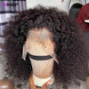 500 Density 13×6/360 HD Lace Front Wig Afro Kinky Curly Glueless Lace Front Wig Human Hair Ready To Go Preplucked Hair For Women - MAGUSTA BEAUTY