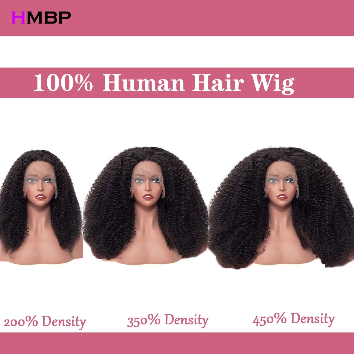 500 Density Glueless Wigs Human Hair Kinky Curly 13x6 Hd Lace Frontal Wig Brazilian 100% Human Hair Preplucked Wigs For Women - MAGUSTA BEAUTY