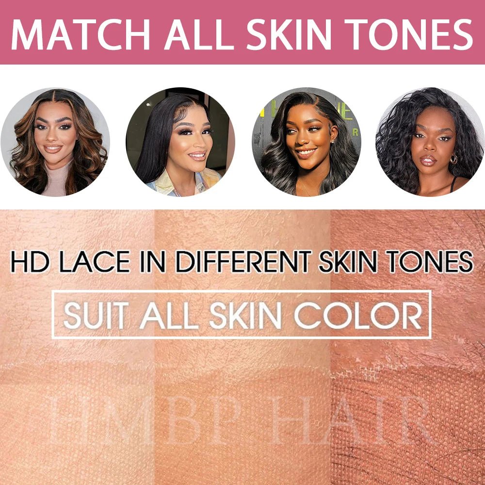 500 Density Glueless Wigs Human Hair Kinky Curly 13x6 Hd Lace Frontal Wig Brazilian 100% Human Hair Preplucked Wigs For Women - MAGUSTA BEAUTY