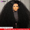 500 Density Glueless Wigs Human Hair Kinky Curly 13x6 Hd Lace Frontal Wig Brazilian 100% Human Hair Preplucked Wigs For Women - MAGUSTA BEAUTY