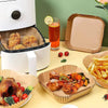 50/100PCS Air Fryer Disposable Paper Square Round Baking Paper Barbecue Plate NonStick Mat Kitchen Oven Oil Absorbing Paper Tool - MAGUSTA BEAUTY
