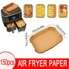 50/100PCS Air Fryer Disposable Paper Square Round Baking Paper Barbecue Plate NonStick Mat Kitchen Oven Oil Absorbing Paper Tool - MAGUSTA BEAUTY