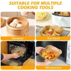 50/100PCS Air Fryer Disposable Paper Square Round Baking Paper Barbecue Plate NonStick Mat Kitchen Oven Oil Absorbing Paper Tool - MAGUSTA BEAUTY