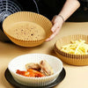 50/100PCS Air Fryer Disposable Paper Square Round Baking Paper Barbecue Plate NonStick Mat Kitchen Oven Oil Absorbing Paper Tool - MAGUSTA BEAUTY