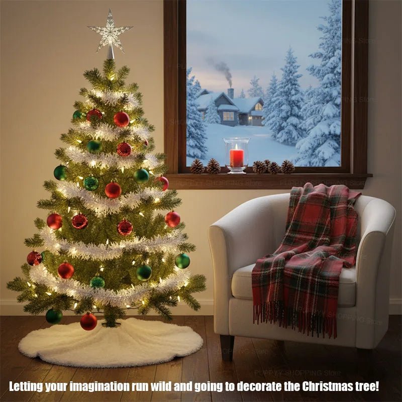 55CM Detachable Christmas Trees, New Year Christmas Tree Decorations, Artificial PVC Home Party Garden Decoration Xmas Tree - MAGUSTA BEAUTY