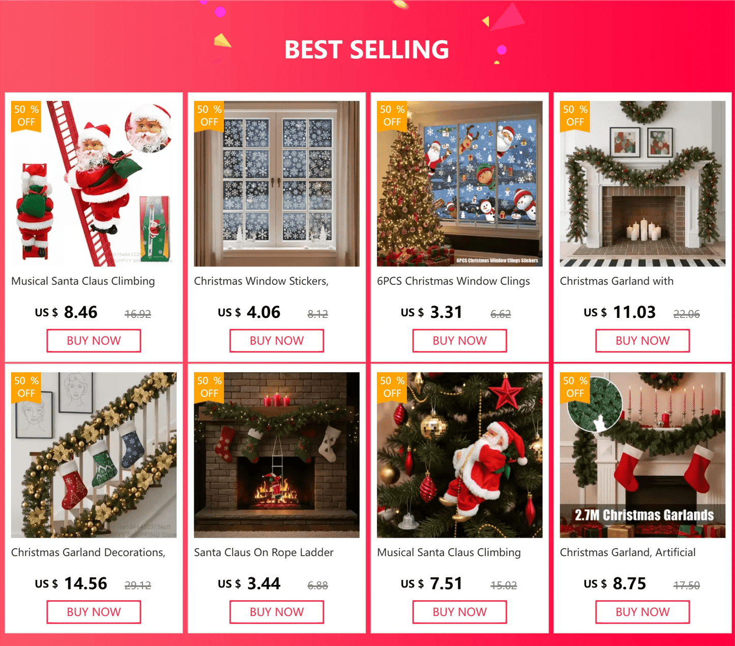 55CM Detachable Christmas Trees, New Year Christmas Tree Decorations, Artificial PVC Home Party Garden Decoration Xmas Tree - MAGUSTA BEAUTY