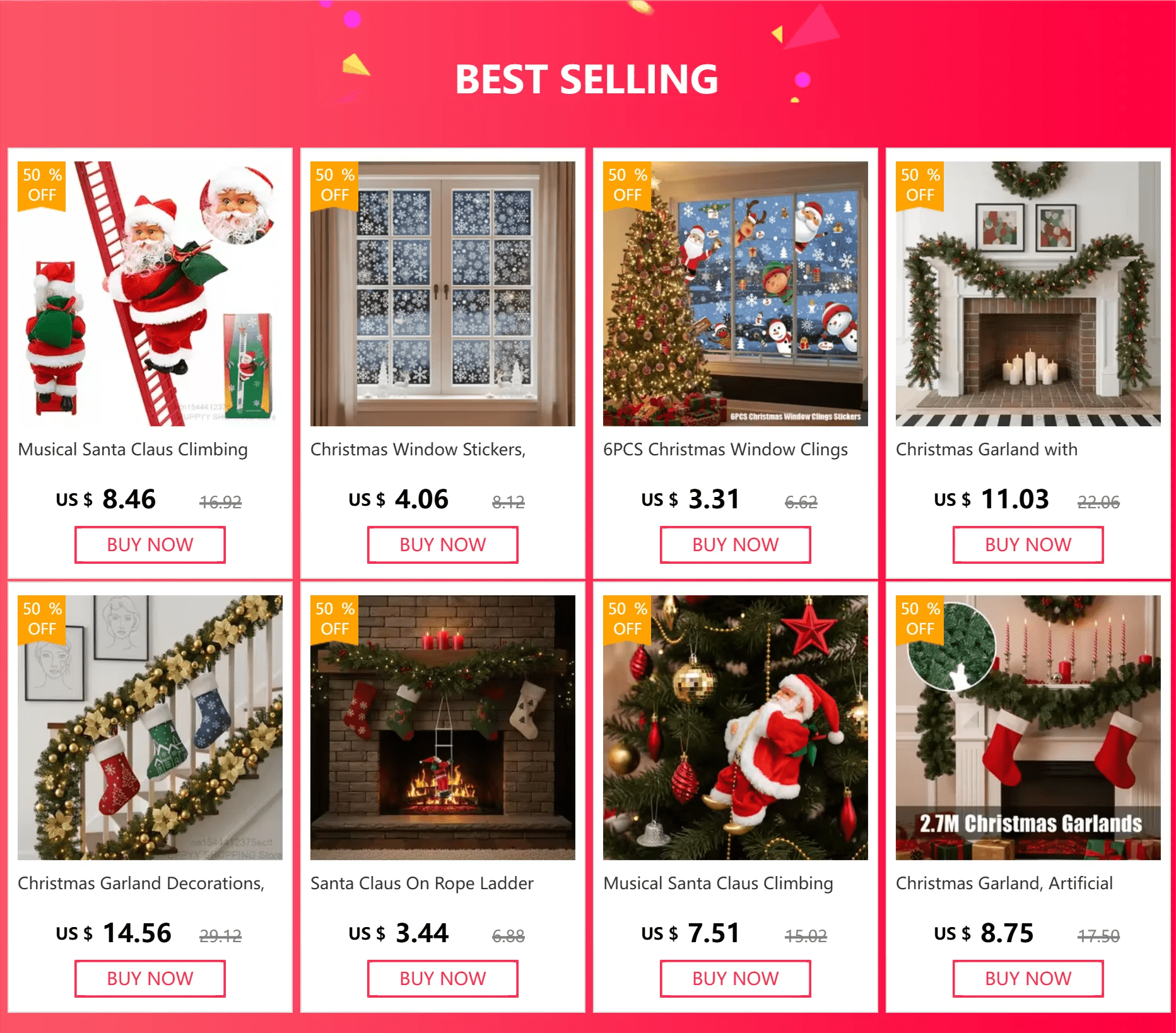55CM Detachable Christmas Trees, New Year Christmas Tree Decorations, Artificial PVC Home Party Garden Decoration Xmas Tree - MAGUSTA BEAUTY
