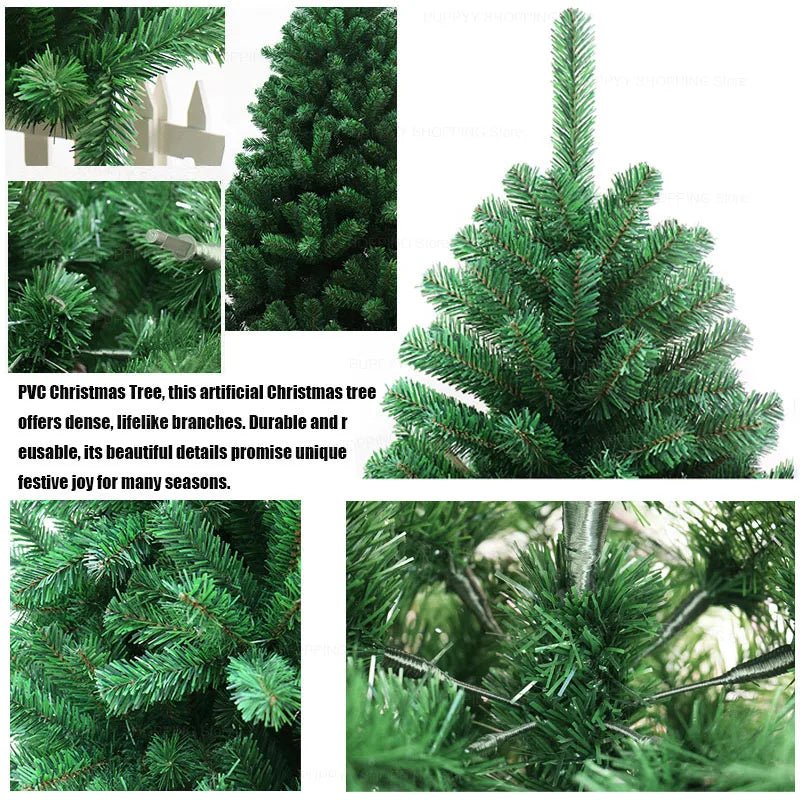 55CM Detachable Christmas Trees, New Year Christmas Tree Decorations, Artificial PVC Home Party Garden Decoration Xmas Tree - MAGUSTA BEAUTY