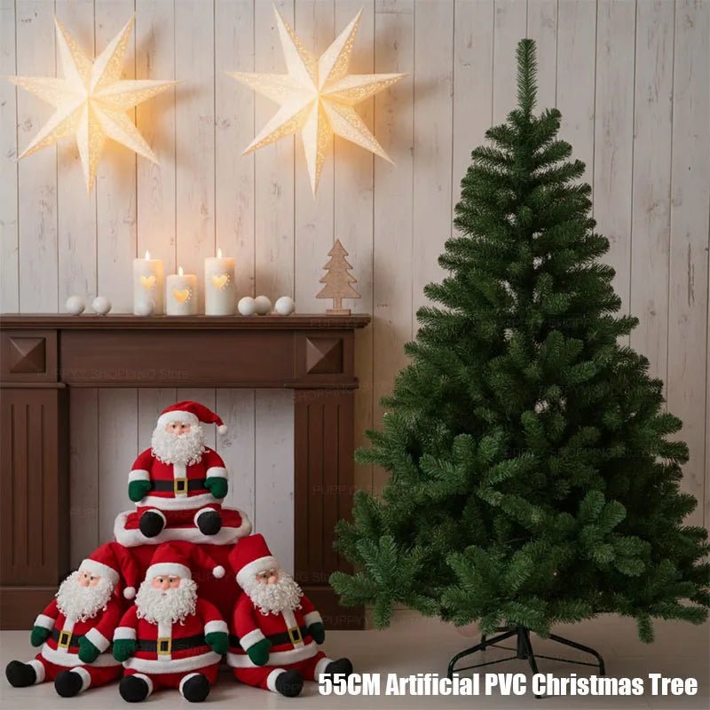 55CM Detachable Christmas Trees, New Year Christmas Tree Decorations, Artificial PVC Home Party Garden Decoration Xmas Tree - MAGUSTA BEAUTY