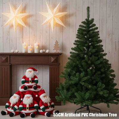 55CM Detachable Christmas Trees, New Year Christmas Tree Decorations, Artificial PVC Home Party Garden Decoration Xmas Tree - MAGUSTA BEAUTY