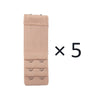 5Pcs/set 2 Hook Bra Extender for Women's Elastic Bra Extension Strap Hook Clip Expander Adjustable Buckle Intimates Accessories - MAGUSTA BEAUTY