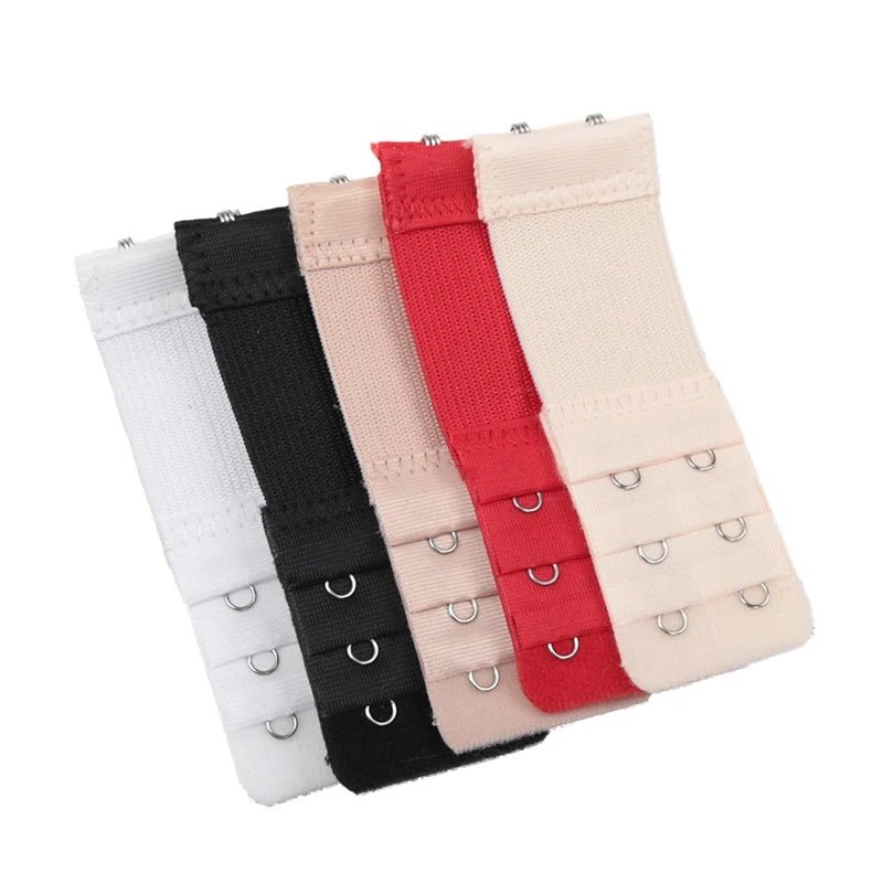 5Pcs/set 2 Hook Bra Extender for Women's Elastic Bra Extension Strap Hook Clip Expander Adjustable Buckle Intimates Accessories - MAGUSTA BEAUTY