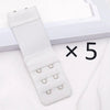 5Pcs/set 2 Hook Bra Extender for Women's Elastic Bra Extension Strap Hook Clip Expander Adjustable Buckle Intimates Accessories - MAGUSTA BEAUTY