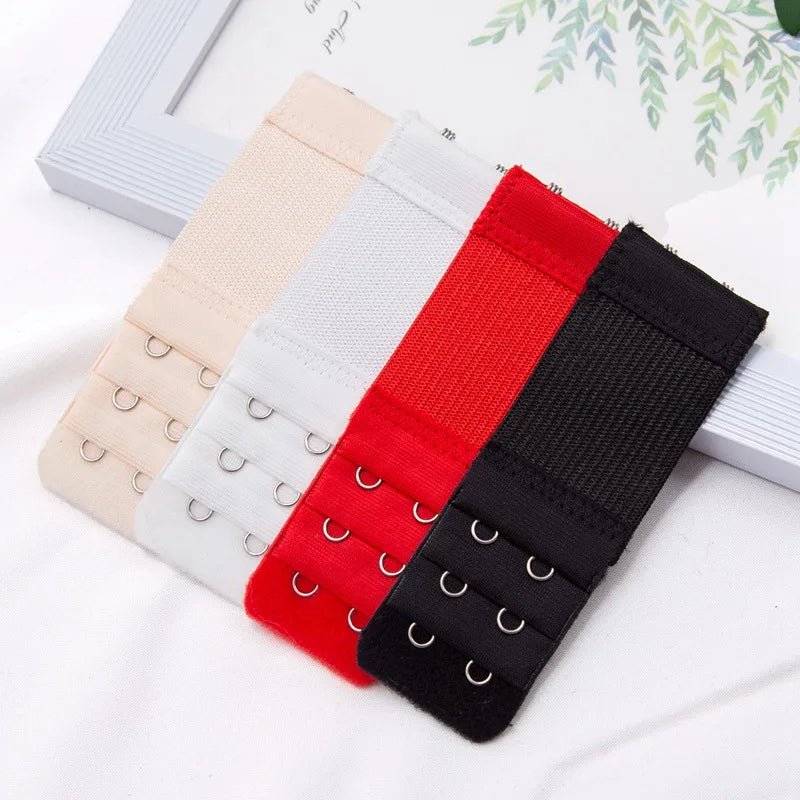 5Pcs/set 2 Hook Bra Extender for Women's Elastic Bra Extension Strap Hook Clip Expander Adjustable Buckle Intimates Accessories - MAGUSTA BEAUTY