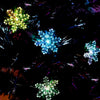 6 ft Pre - Lit Optical Fiber Christmas Artificial Tree, RGB Color Changing LED Lights, Snowflakes & Top Star, Fake Xmas Tree. - MAGUSTA BEAUTY