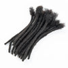 6 Inches Dreadlock Extensions Human Hair 0.6cm Width Full Handmade Loc Extensions Crochet Hair Human Hair for Man Women - MAGUSTA BEAUTY