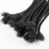 6 Inches Dreadlock Extensions Human Hair 0.6cm Width Full Handmade Loc Extensions Crochet Hair Human Hair for Man Women - MAGUSTA BEAUTY