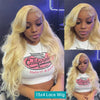613 13x6 Lace Front Wig Human Hair Body Wave Blonde Lace Frontal Wigs for Women 220 Density Natural Hairline With Baby Hair - MAGUSTA BEAUTY