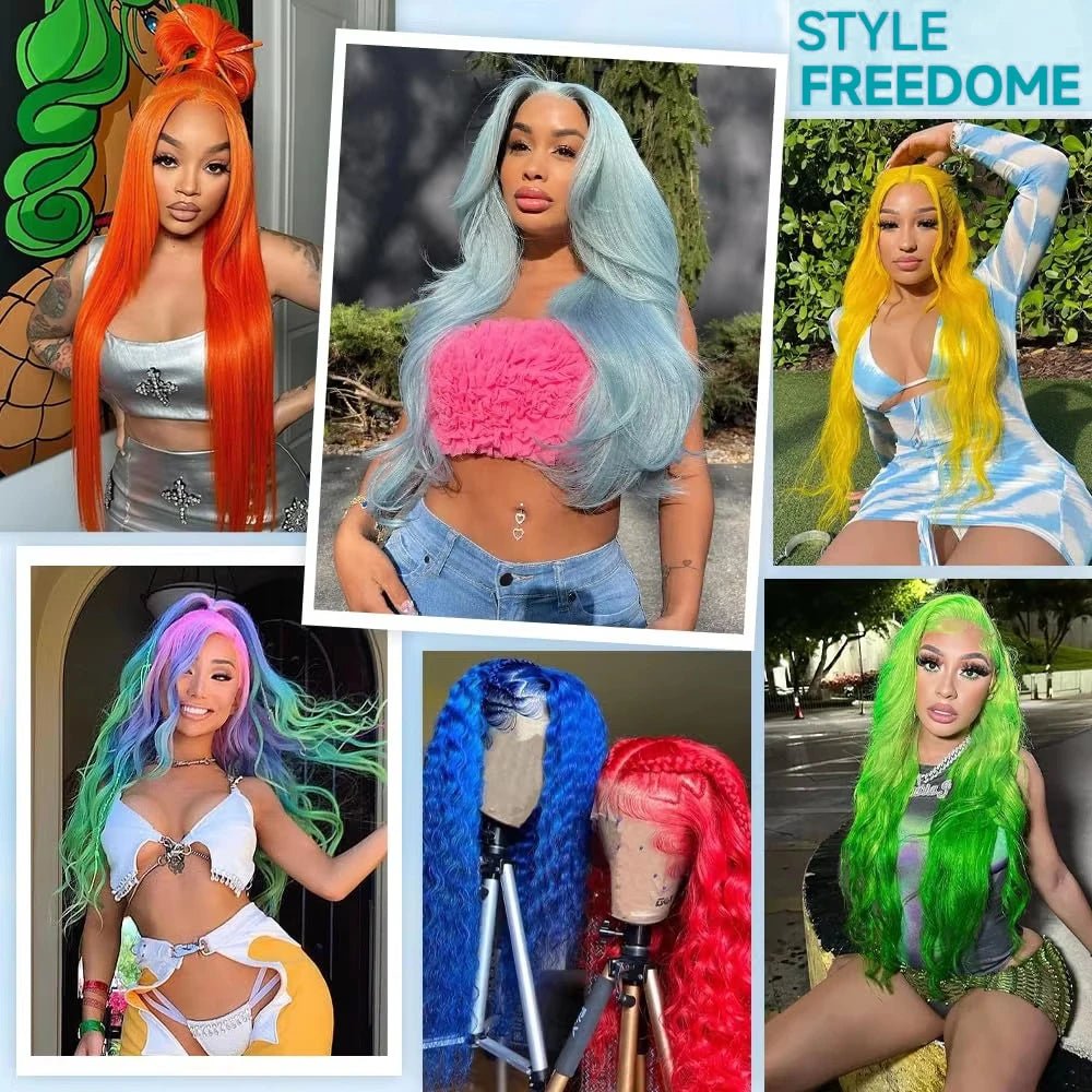 613 13x6 Lace Front Wig Human Hair Body Wave Blonde Lace Frontal Wigs for Women 220 Density Natural Hairline With Baby Hair - MAGUSTA BEAUTY