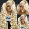 613 Blonde Body Wave Hair Wig Pre Plucked 16-36 Inch 100% Human Hair Wig 13x4 13x6 HD Lace Frontal Wigs 180 200 Density - MAGUSTA BEAUTY