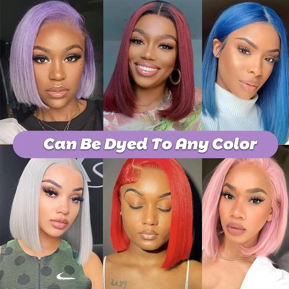 613 Blonde Short Bob Wig Transparent Lace Front Human Hair Wigs Straight 13X4 Burgundy 99j Brown Colored Cut Lace Frontal Wig - MAGUSTA BEAUTY