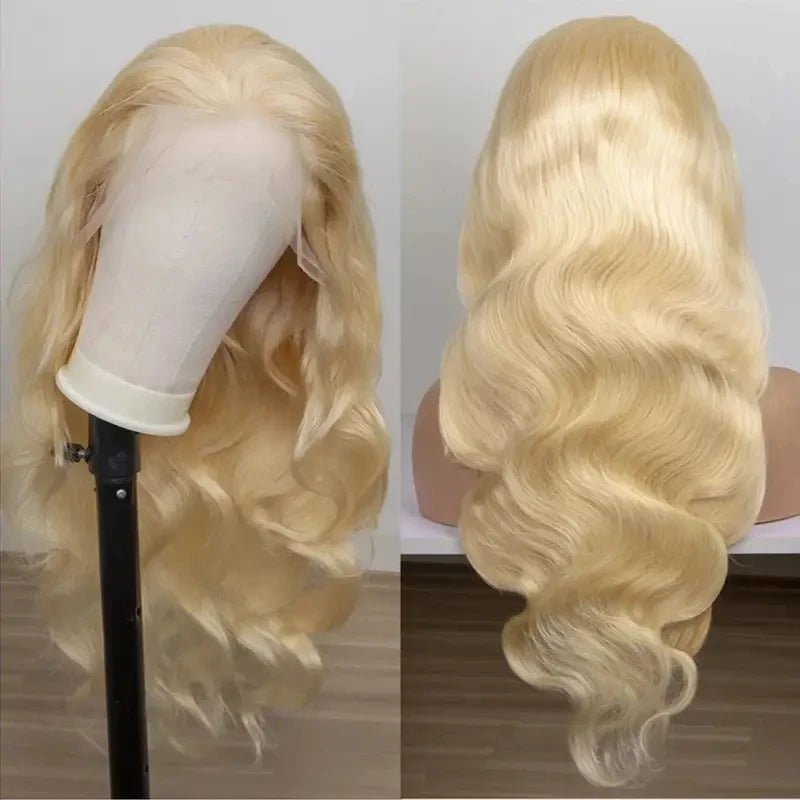 613 Blonde Wig Body Wave Wigs Human Hair 13x6 Hd Lace Frontal Wig Transparent Lace 250 Density 13x4 Lace Front Human Hair Wig - MAGUSTA BEAUTY