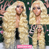 613 Blonde Wig Body Wave Wigs Human Hair 13x6 Hd Lace Frontal Wig Transparent Lace 250 Density 13x4 Lace Front Human Hair Wig - MAGUSTA BEAUTY