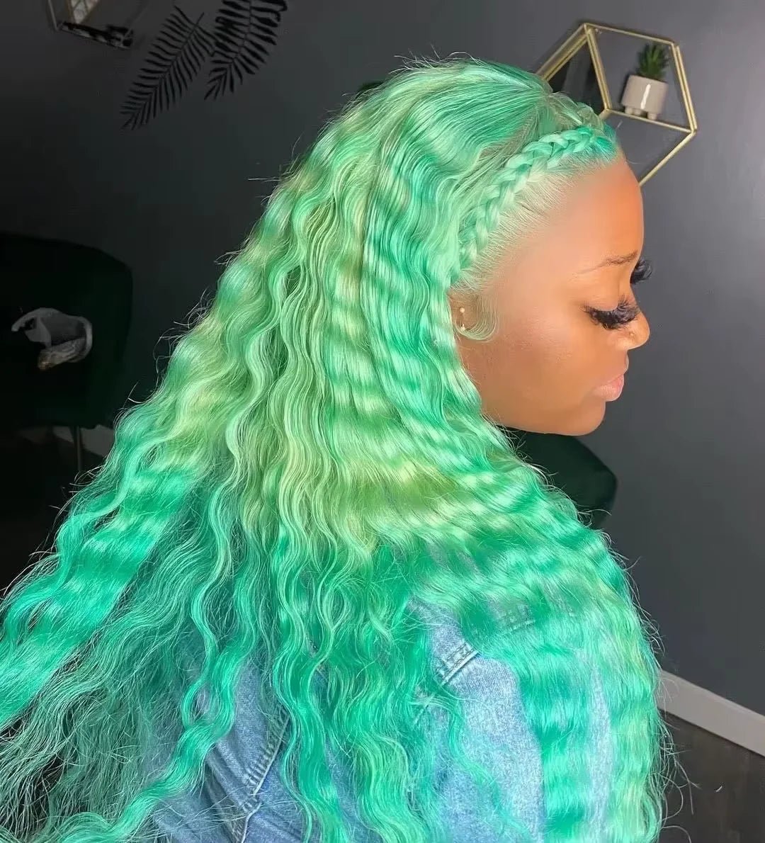 613 Curly Honey Blonde Lace Front Human Hair Wigs Loose Deep Wave 13x6 13×4 HD Water Wave Color Transparent Lace Frontal Wigs - MAGUSTA BEAUTY