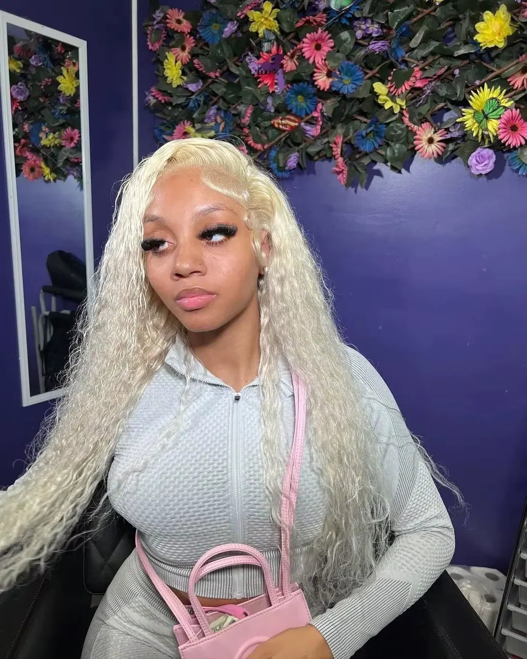 613 Curly Honey Blonde Lace Front Human Hair Wigs Loose Deep Wave 13x6 13×4 HD Water Wave Color Transparent Lace Frontal Wigs - MAGUSTA BEAUTY