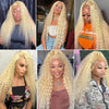 613 Hd Lace Frontal Wig 13X6 Blonde Lace Front Wig Human Hair 13X4 Curly Lace Front Human Hair Wig Hd Lace Wig 13X6 Human Hair - MAGUSTA BEAUTY
