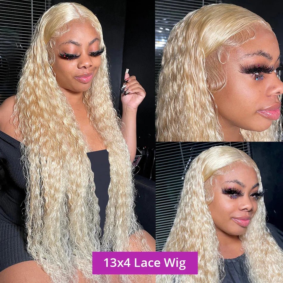 613 Hd Lace Frontal Wig 13X6 Blonde Lace Front Wig Human Hair 13X4 Curly Lace Front Human Hair Wig Hd Lace Wig 13X6 Human Hair - MAGUSTA BEAUTY
