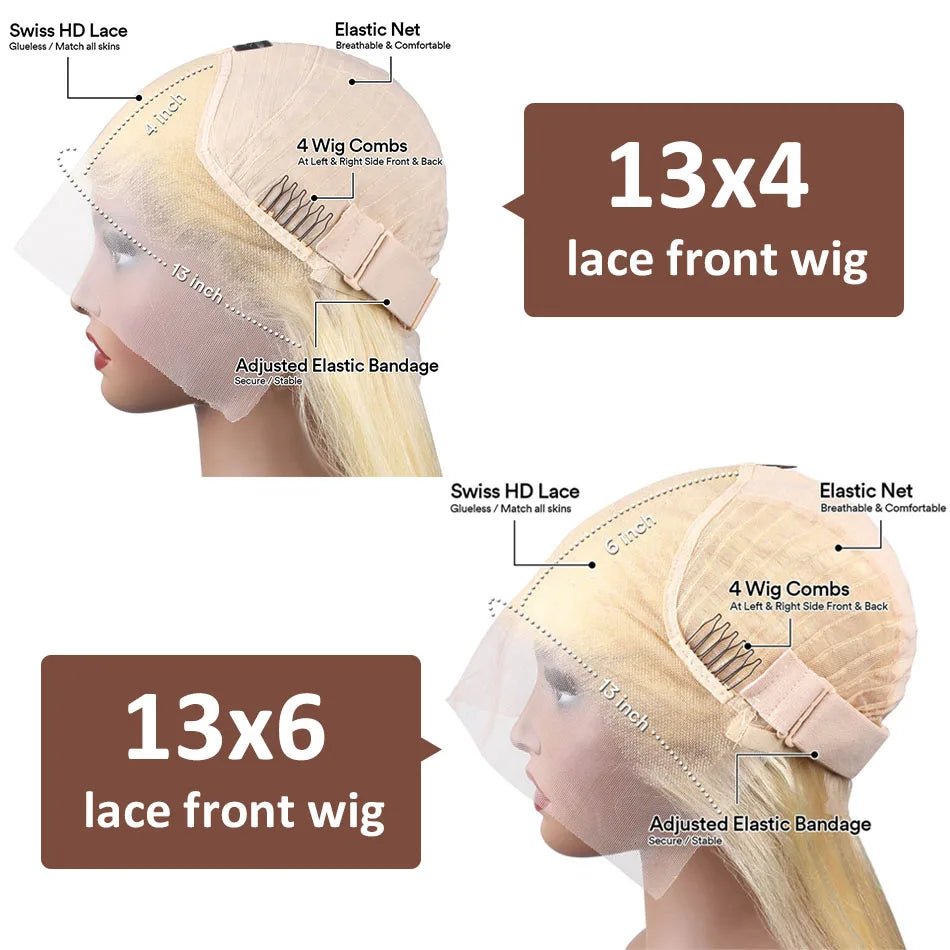 613 Hd Lace Frontal Wig 13X6 Blonde Lace Front Wig Human Hair 13X4 Curly Lace Front Human Hair Wig Hd Lace Wig 13X6 Human Hair - MAGUSTA BEAUTY