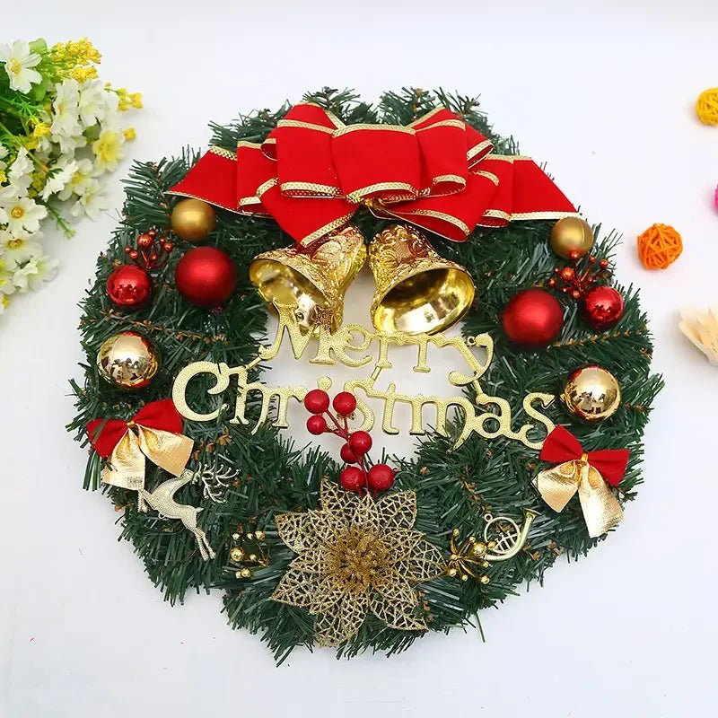 6/7FT Realistic Green Artificial Christmas Tree,Unlit,Decorated with Natural Pinecones & Holly Berries, Quick Setup,Metal Stand - MAGUSTA BEAUTY