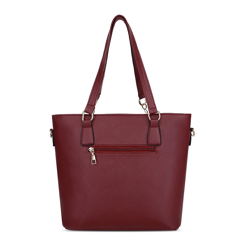 6/Piece Set Mother Handbag Vintage Tote Bags Printed High Quality Women's Bag Trend One Shoulder Crossbody Women Handbags Purse - MAGUSTA BEAUTY
