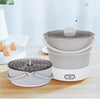 Foldable Electric Cooker 220V Mini Multifunction Hot Pot Food Steamer Cooking Machine for Dormitory Noodle Cooker for Travel