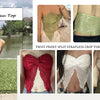 Summer Y2K Women's Sexy Twist Front Asymmetrical Hem Strapless Bandeau Crop Top Casual Tube Tops for Party Club Night Clothes