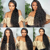 250 Density 30 Inch Invisible Strap Water Wave Curly 360 Full Hd Lace Front Human Hair Wig Glueless Wig Deep Wave Frontal Wig