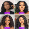 13x4 Kurze Bob Perücke Echthaar Deep Wave 100% Brasilianische Lockige Echthaar Perücken Transparente Spitze Front Perücken Für Frauen Vorgezupft