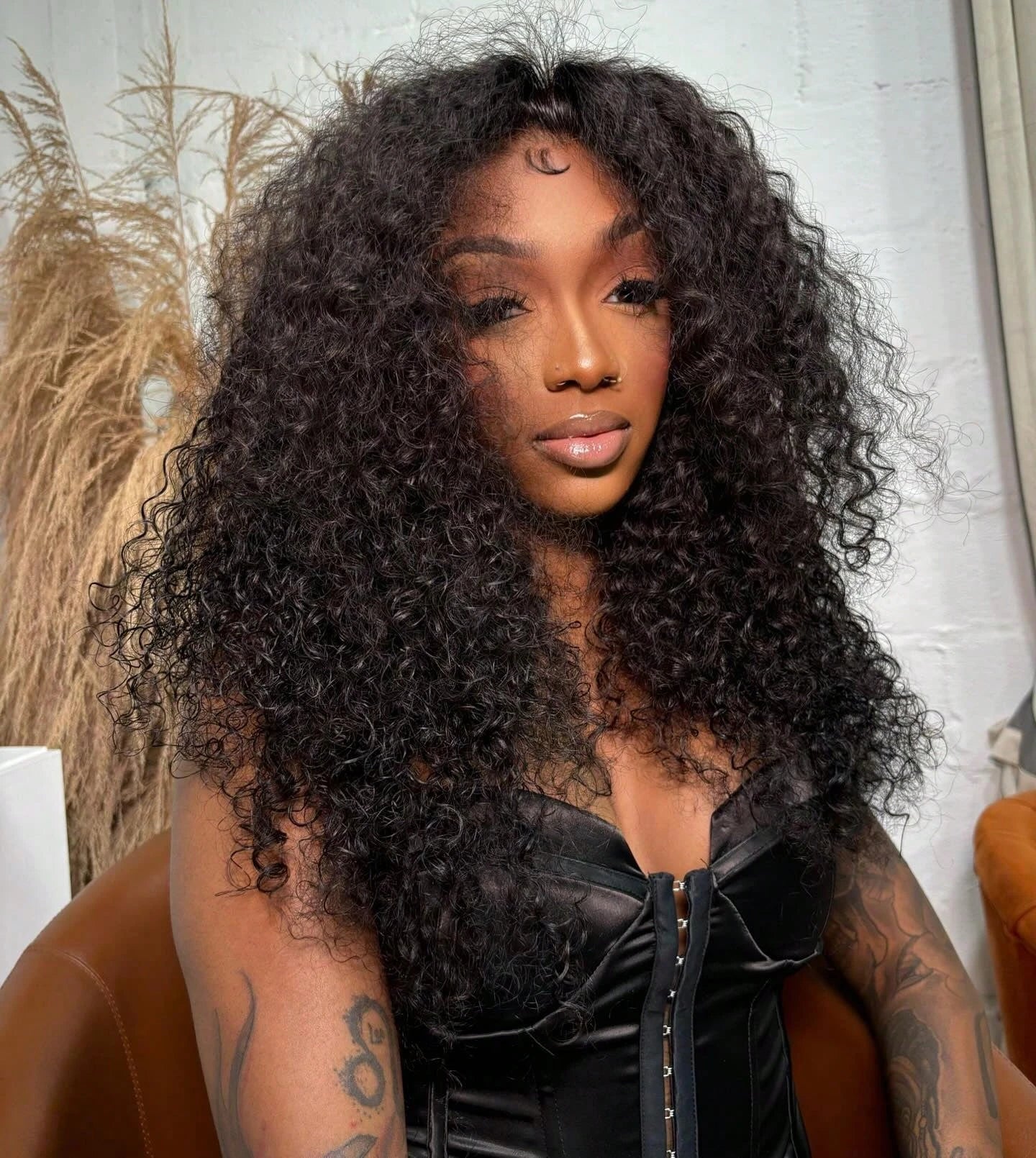 30 Inch 13x4 Kinky Curly Lace Front Wigs Human Hair Pre Plucked 13x6 Transparent Lace Jerry Curly Wig For Women With Baby Hair