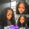 13x4 Kurze Bob Perücke Echthaar Deep Wave 100% Brasilianische Lockige Echthaar Perücken Transparente Spitze Front Perücken Für Frauen Vorgezupft