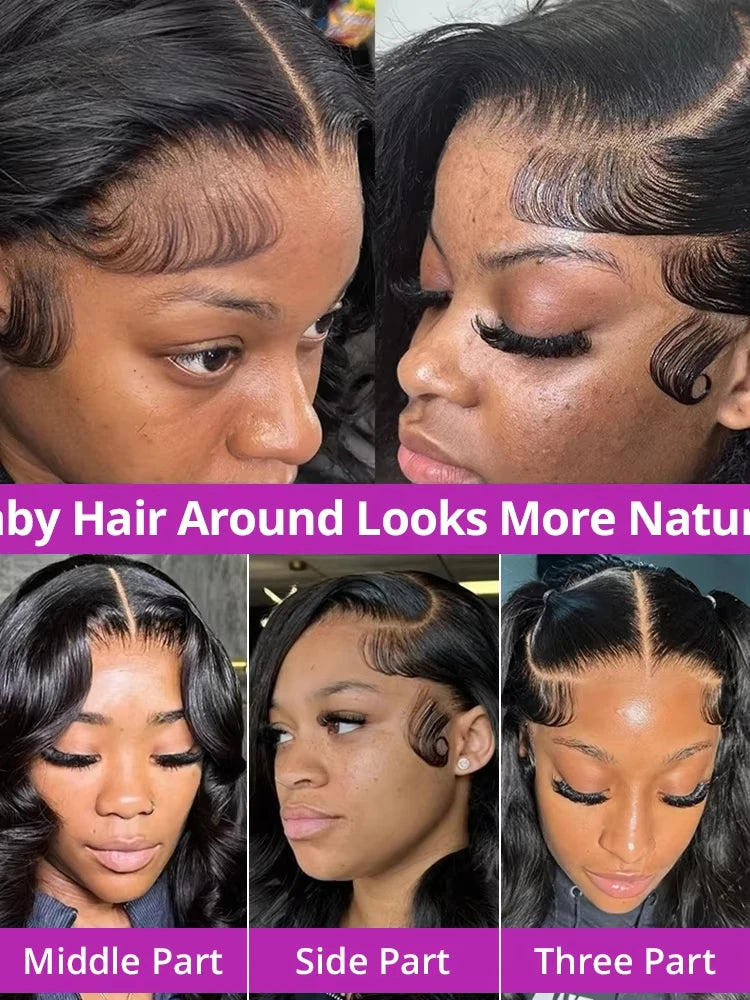 Loose Deep Wave 13x6 HD Lace Frontal Human Hair Wigs Brazilian Curly Wigs 13x4 Human Hair Lace Front Wig Preplucked Remy Hair