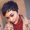 Kurzer Bob, glatte Echthaarperücken, Naturfarbe, brasilianisches Remy-Haar, Pixie Cut Perücke, günstige Echthaarperücke für schwarze Frauen Misney