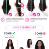 12A Raw Indian Virgin Hair Bouncy Wave 13x4 Lace Front Wigs Wear and Go Colored Chocolate Brown #4 Bouncy Curly Glueless Wigs