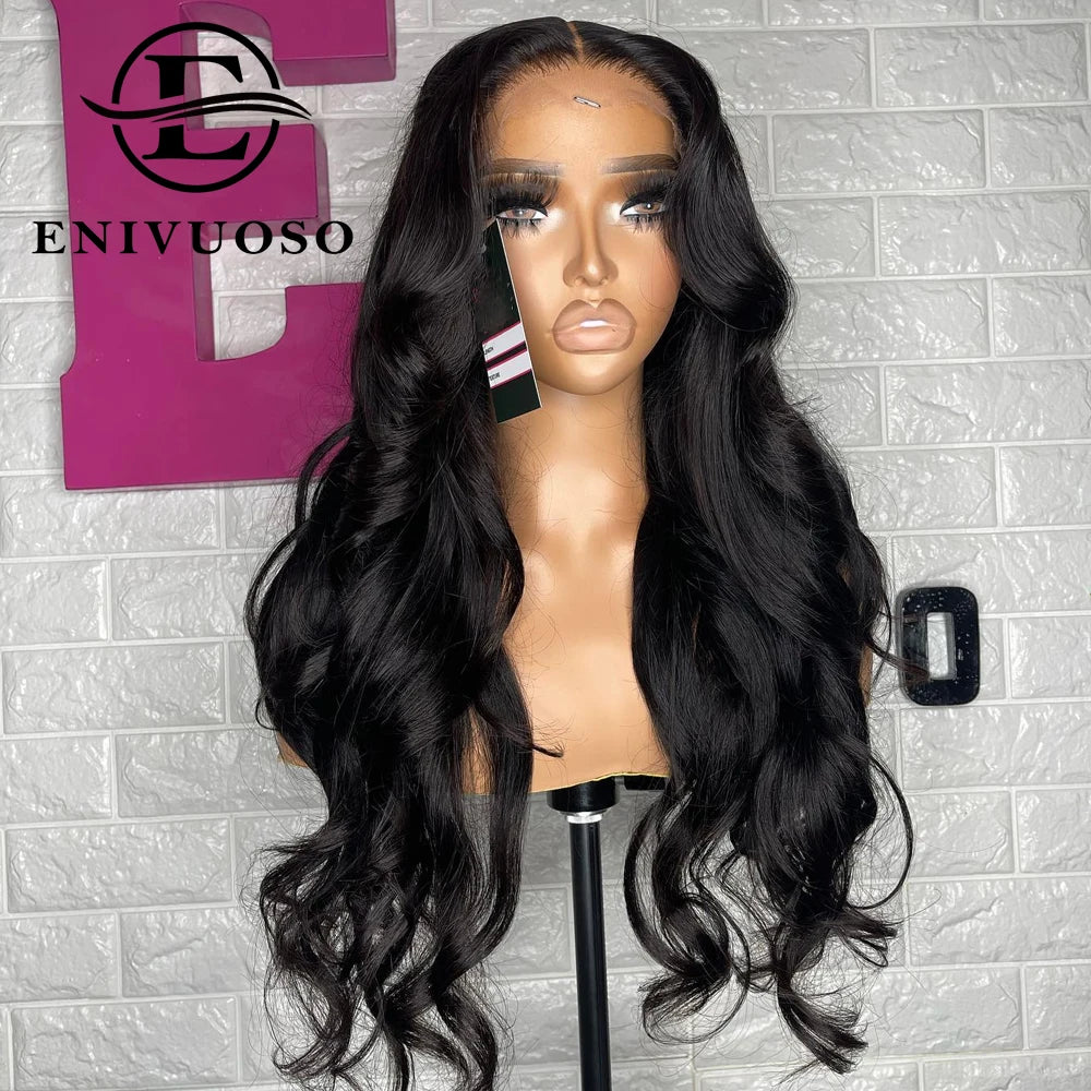 200% Density 13X6 Dark Purple Colored Body Wave Lace Front Wigs Pre Plucked Glueless 13x4 Long Wavy Lace Frontal Wigs For Women
